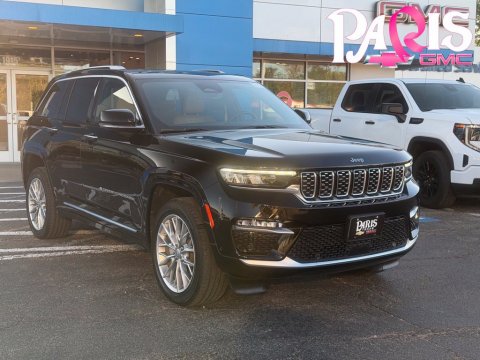 Diamond Black Crystal Pearlcoat 2022 Jeep Grand Cherokee Summit RWD for sale in Paris, TX - Stock #261176A