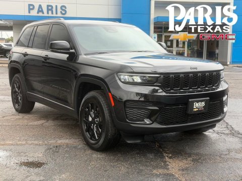 Diamond Black 2025 Jeep Grand Cherokee Altitude X 4WD for sale in Paris, TX - Stock #261270A