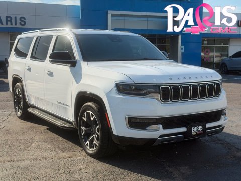 Bright White Clearcoat 2023 Jeep Wagoneer L Series III 4WD for sale in Paris, TX - Stock #A1110