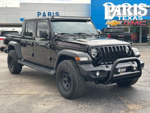 Black Clearcoat 2020 Jeep Gladiator Sport 4WD for sale in Paris, TX - Stock #260780B