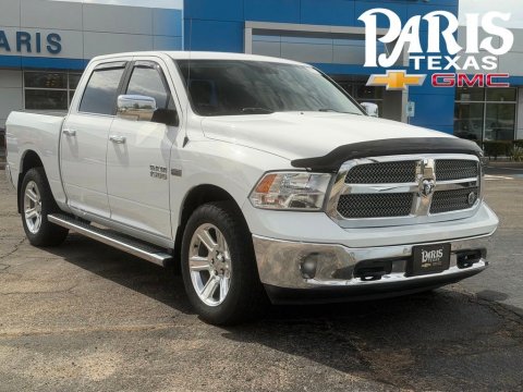 Bright White Clearcoat 2018 Ram 1500 Lone Star Silver 4WD for sale in Paris, TX - Stock #261149A