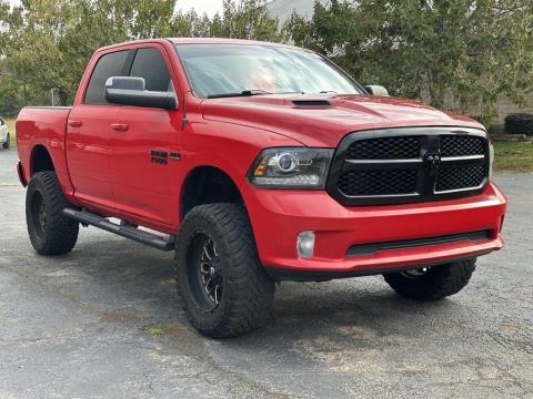  Pre-Owned 2018 Ram 1500 Night Stock#X2343 Flame Red Clearcoat 