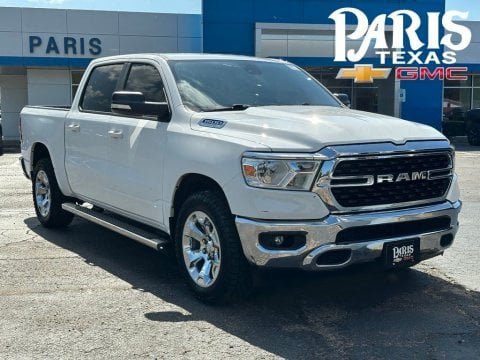 Bright White Clearcoat 2022 Ram 1500 Big Horn/Lone Star 4WD for sale in Paris, TX - Stock #261167A