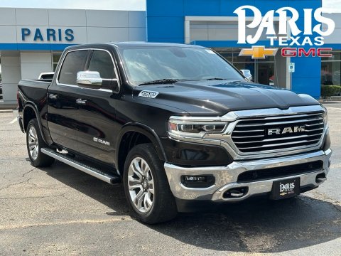 Diamond Black Crystal Pearlcoat 2019 Ram 1500 Limited 4WD for sale in Paris, TX - Stock #A1080