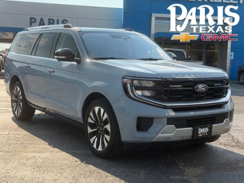 Gray Metallic 2025 Ford Expedition Max Platinum 4WD for sale in Paris, TX - Stock #261229A