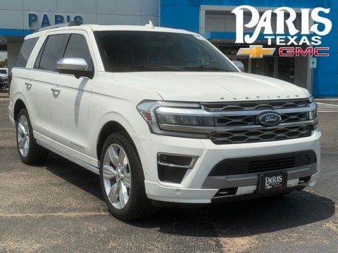 White Metallic 2024 Ford Expedition Platinum 4WD for sale in Paris, TX - Stock #261214A