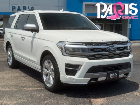 White Metallic 2024 Ford Expedition Platinum 4WD for sale in Paris, TX - Stock #261214A