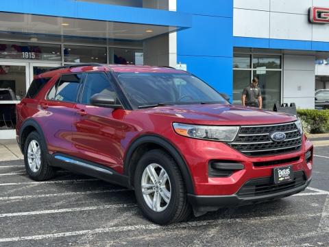  Pre-Owned 2022 Ford Explorer XLT Stock#250856A Rapid Red 