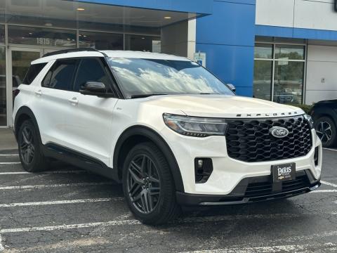  Pre-Owned 2025 Ford Explorer ST-Line Stock#250994A White 