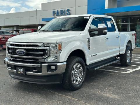 Pre-Owned White Metallic 2022 Ford F-250SD Lariat 4WD - photo 3 - Stock #A1061