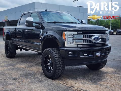  Pre-Owned 2017 Ford F-350SD Platinum Stock#B5293 Shadow Black 
