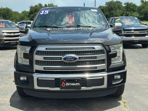 Pre-Owned Tuxedo Black Metallic 2015 Ford F-150 Platinum RWD - photo 2 - Stock #X2505