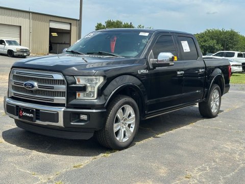 Pre-Owned Tuxedo Black Metallic 2015 Ford F-150 Platinum RWD - photo 3 - Stock #X2505