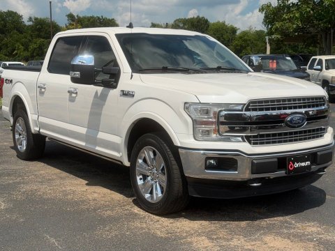 White Platinum Clearcoat Metallic 2019 Ford F-150 Lariat 4WD for sale in Paris, TX - Stock #X2520