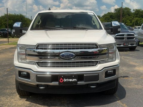 Pre-Owned White Platinum Clearcoat Metallic 2019 Ford F-150 Lariat 4WD - photo 2 - Stock #X2520