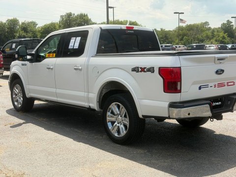Pre-Owned White Platinum Clearcoat Metallic 2019 Ford F-150 Lariat 4WD - photo 8 - Stock #X2520
