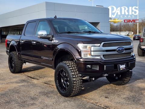 Lifted Pre-Owned 2019 Ford F-150 Platinum Stock#B5220 Red 4WD 