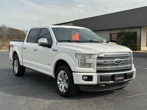  Pre-Owned 2015 Ford F-150 Platinum Stock#X2368 White Platinum 