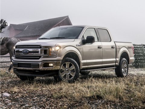 White Platinum Clearcoat Metallic 2019 Ford F-150 Lariat 4WD for sale in Paris, TX - Stock #261169A