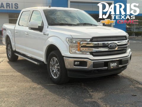 White Platinum Clearcoat Metallic 2019 Ford F-150 Lariat 4WD for sale in Paris, TX - Stock #261169A