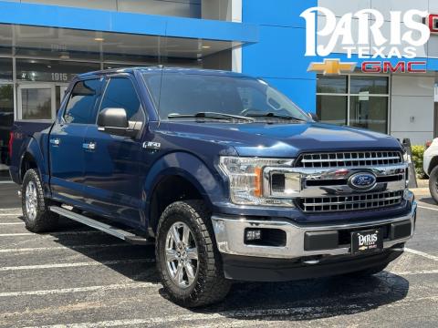  Pre-Owned 2018 Ford F-150 XLT Stock#250818A Blue 4WD Pre-Owned 