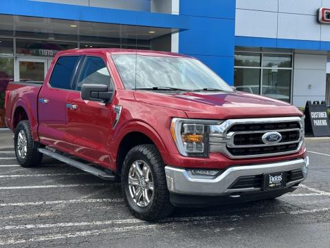  Pre-Owned 2021 Ford F-150 XLT Stock#250762A Red 4WD Pre-Owned 