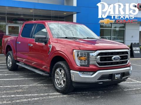  Pre-Owned 2021 Ford F-150 XLT Stock#250762A Red 4WD Pre-Owned 