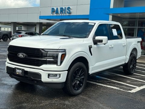 Pre-Owned White Metallic 2025 Ford F-150 Platinum 4WD - photo 3 - Stock #260994A