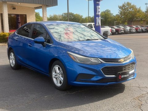 Kinetic Blue Metallic 2018 Chevrolet Cruze LT FWD for sale in Paris, TX - Stock #X2607