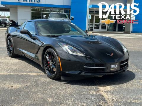 Black 2015 Chevrolet Corvette Stingray RWD for sale in Paris, TX - Stock #260850A