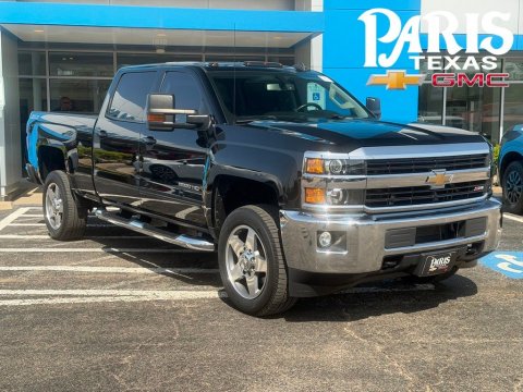 Black 2017 Chevrolet Silverado 2500HD LT 4WD for sale in Paris, TX - Stock #261146A