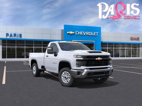 Summit White 2026 Chevrolet Silverado 2500HD Work Truck 4WD for sale in Paris, TX - Stock #261467