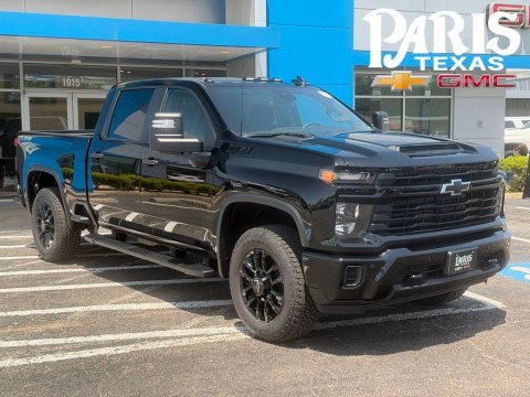 Black 2026 Chevrolet Silverado 2500HD Custom 4WD for sale in Paris, TX - Stock #261189