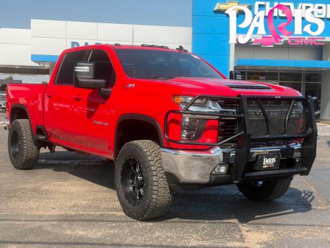 Red 2022 Chevrolet Silverado 2500HD LT 4WD for sale in Paris, TX - Stock #A1092
