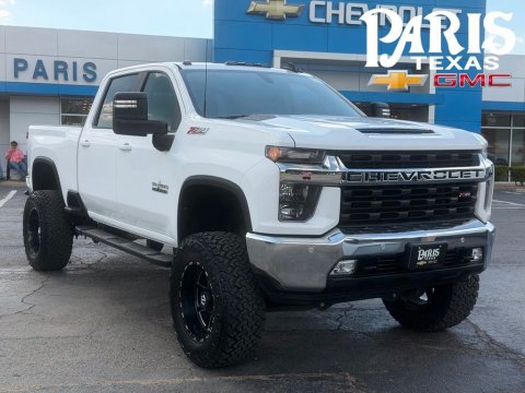 Summit White 2020 Chevrolet Silverado 2500HD LT 4WD for sale in Paris, TX - Stock #260686B