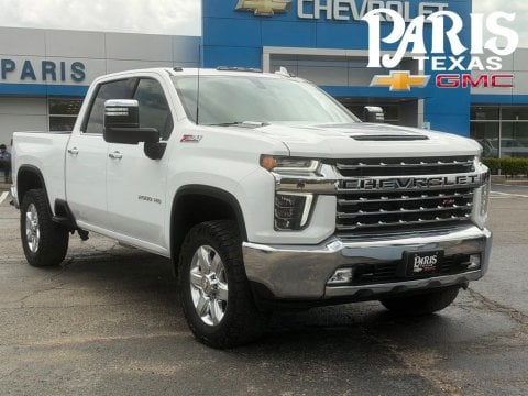 Summit White 2021 Chevrolet Silverado 2500HD LTZ 4WD for sale in Paris, TX - Stock #261184A