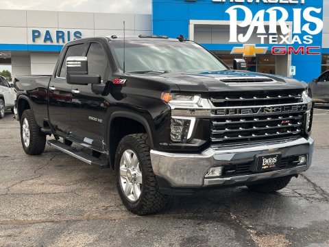 Black Metallic 2022 Chevrolet Silverado 2500HD LTZ 4WD for sale in Paris, TX - Stock #260956A