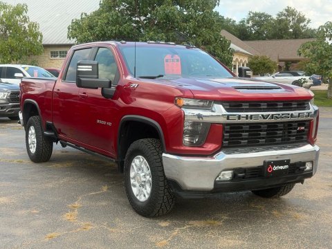 Cherry Red Tintcoat 2022 Chevrolet Silverado 3500HD LT 4WD for sale in Paris, TX - Stock #X2521