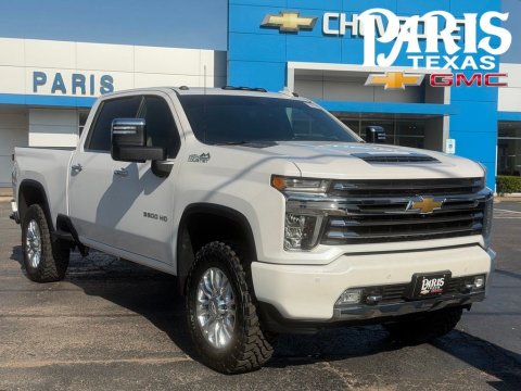 Iridescent Pearl Tricoat 2020 Chevrolet Silverado 3500HD High Country 4WD for sale in Paris, TX - Stock #261062B