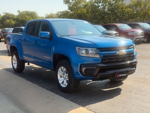 Bright Blue Metallic 2022 Chevrolet Colorado LT 4WD for sale in Paris, TX - Stock #X2585