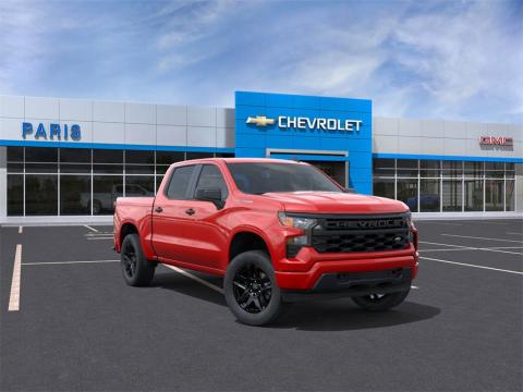  New 2025 Chevrolet Silverado 1500 Custom Stock#250880 Red Hot 
