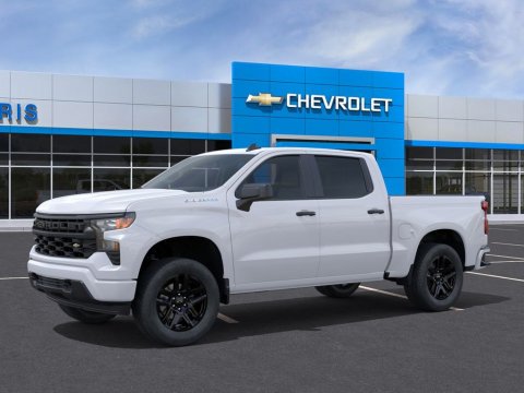 New Summit White 2026 Chevrolet Silverado 1500 Custom RWD - photo 2 - Stock #261328