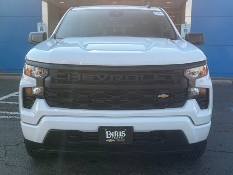 New Summit White 2026 Chevrolet Silverado 1500 Custom RWD - photo 2 - Stock #261328