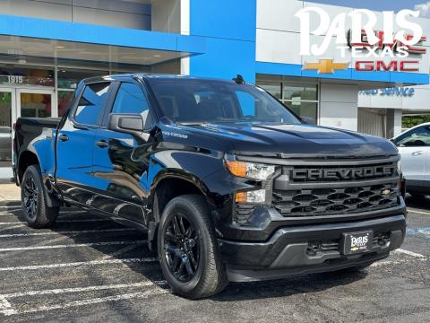  New 2025 Chevrolet Silverado 1500 Custom Stock#250709 Black RWD 