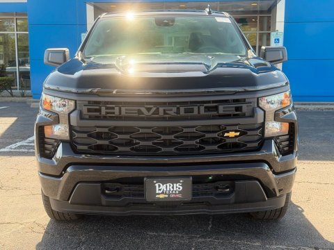 New Black 2026 Chevrolet Silverado 1500 Custom RWD - photo 2 - Stock #260965