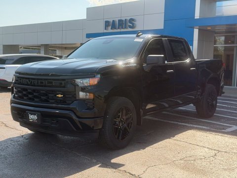 New Black 2026 Chevrolet Silverado 1500 Custom RWD - photo 3 - Stock #260965