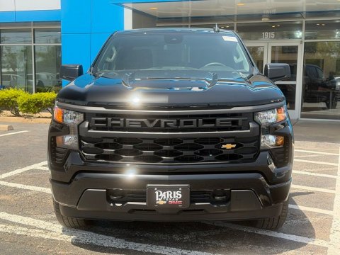 New Black 2026 Chevrolet Silverado 1500 Custom RWD - photo 2 - Stock #261187