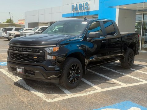 New Black 2026 Chevrolet Silverado 1500 Custom RWD - photo 3 - Stock #261187