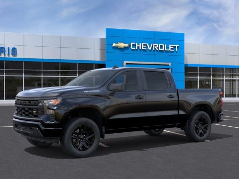 New Black 2026 Chevrolet Silverado 1500 Custom RWD - photo 2 - Stock #261327