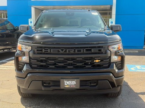 New Black 2026 Chevrolet Silverado 1500 Custom RWD - photo 2 - Stock #261327